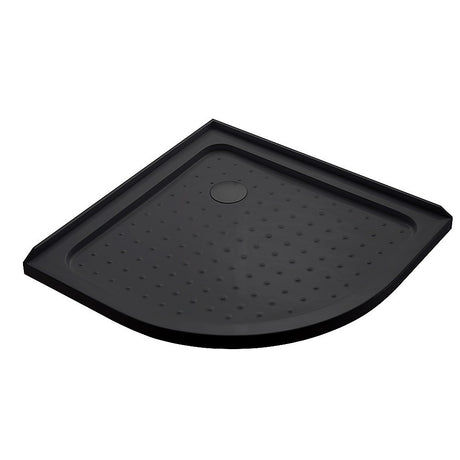 90x90cm Rounded Curved Shower Base in Black