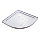 90x90cm Rounded Curved Shower Base in White