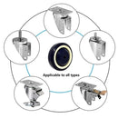 8 x 5" Diameter Wheels Nuts and Bolts included