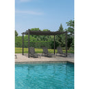 3x4M Aluminium Pergola Marquee with Retractable Roof – Garden Canopy