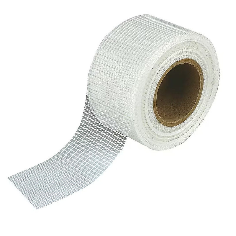 24-Pack Fibreglass Plasterboard Joint Tapes – 50mm x 90m Drywall Mesh Rolls