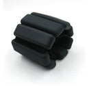 2-Piece Ankle & Wrist Weights – 1kg Pair Adjustable Workout Bangles (Black)