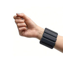 2-Piece Ankle & Wrist Weights – 2kg Pair Adjustable Workout Bangles (Black)