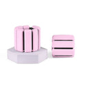 2-Piece Ankle & Wrist Weights – 2kg Pair Adjustable Workout Bangles (Pink)