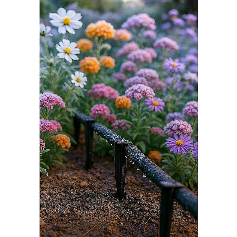 50m Porous Soaker Hose – Leaky Garden Irrigation Pipe for Efficient Watering