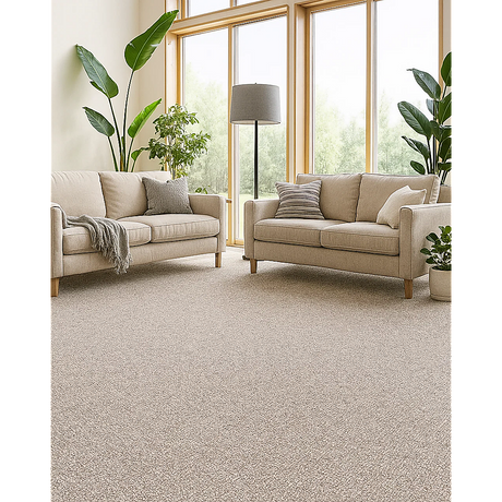 5m² Beige Carpet Tiles Set – Commercial & Domestic Flooring for Office, Retail, Home