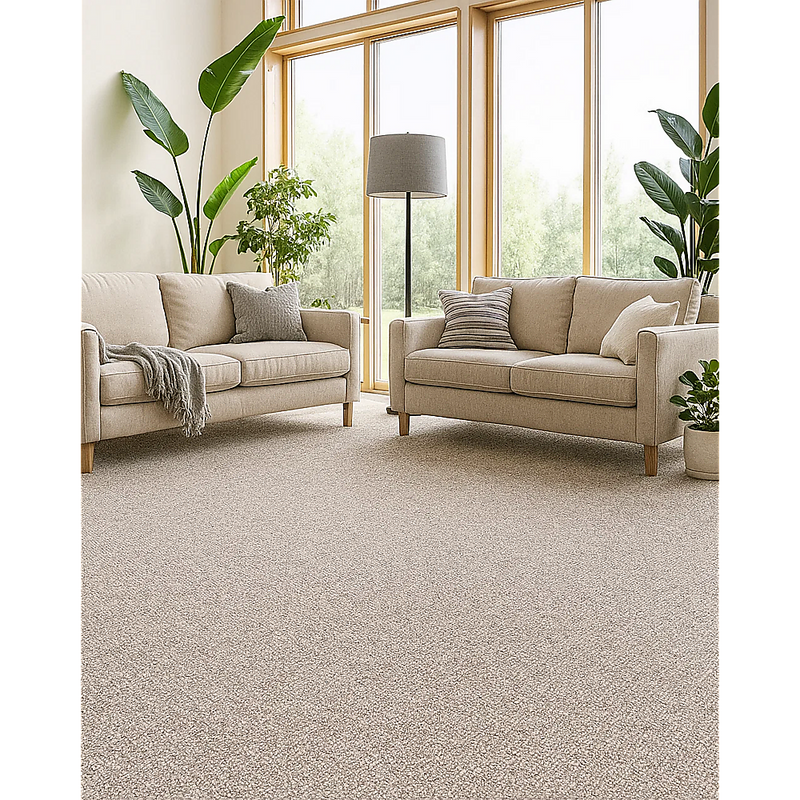 5m² Beige Carpet Tiles Set – Commercial & Domestic Flooring for Office, Retail, Home