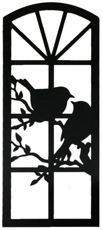 Birds By The Window Wall Art 56cm