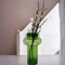 Bamboo Glass Vase - Green L