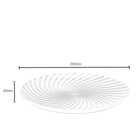 Maillon Swirl Flat Plate