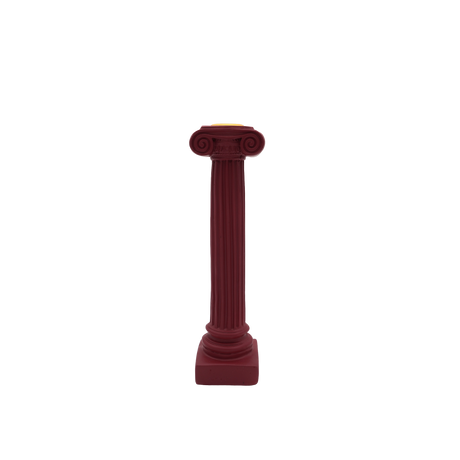 Parthenon Candle Holder red