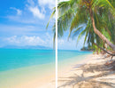 Sea View 3D Printing Blockout Curtains 2x127x160cm PINCH PLEAT Fabric Seascape
