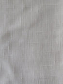 2 Sheer Voile Curtains 530cm wide 230cm long + 30 Hooks New