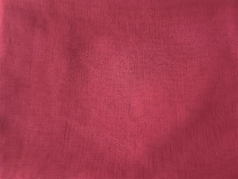 2 Long Drop Sheer Voile Curtains 592cm wide 270cm Drop Pinch Pleat + Hooks Wine