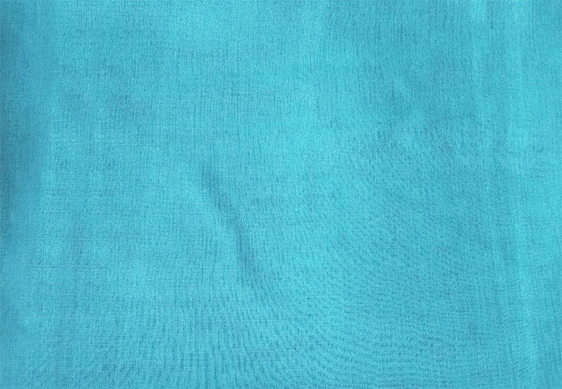 2 Long drop Sheer Voile Curtains 592cm x 270cm Drop+Hooks Pinch Pleat Lake Blue