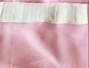 2 Long drop Sheer Voile Curtains 588cm wide 270cm Drop Pinch Pleat+30 Hook, Pink