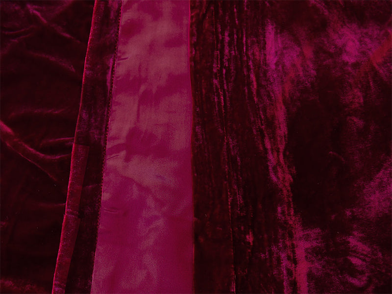 Large Thick Velvet Curtains 590x230cm with full liner 30 hooks Burgundy New
