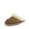 JUST BEE Women's CITA Slippers Chestnut 8US