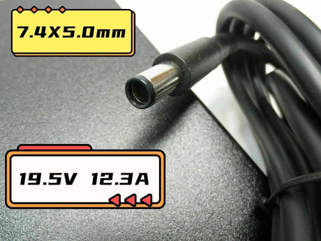 (Refurbished) AC Adapter Genuine 240W STD Round Tip