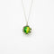 Gift Gox - Aroma Necklace White Gold - Planet Aurum Verdant (Gold Green) + Purify Oil Blend