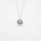 Gift Gox - Aroma Necklace White Gold - Planet Lunar Lavender (Lanvender Purple) + Purify Oil Blend