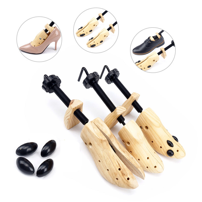Adjustable Wooden Shoe Stretcher for Men & Women, Size Medium (EUR 39-41)