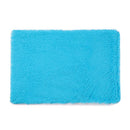 Fluffy Pet Blankets-Soft Faux Fur, Anti-Anxiety Cozy Throws for Cats and Dogs, M 80*55cm Blue