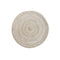 Round Woven Placemats -Colorful Braided Table Mats for Dining & Home Decor 30cm 10pcs beige