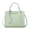 Elegant Crocodile Embossed Faux Leather Handbag - Green Tote with Dual Handle for Women 20*16*9cm