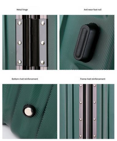 Aluminum Alloy Hard-Shell Suitcase with TSA Lock -22