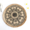 Bohemian Round Woven Placemats | Set of 5 with Fringe Design