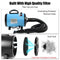 Pet Hair Dryer with Multiple Nozzles - Powerful and Quiet for Dogs and Cats (Black)