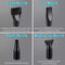 Pet Hair Dryer with Multiple Nozzles - Powerful and Quiet for Dogs and Cats (Black)
