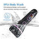 017 White Electric Foot Callus Remover - Rechargeable Waterproof Pedicure Tool with Automatic Dead Skin Removal