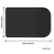 Black Silicone Coffee Machine Mat – Waterproof, Anti-Slip, and Durable Countertop Protector