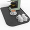 Black Silicone Coffee Machine Mat – Waterproof, Anti-Slip, and Durable Countertop Protector