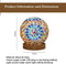 Green Handmade Mosaic Glass Lamp - Vibrant Decorative Table Light
