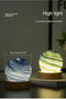 Aurora LED Planet Night Light with Wooden Base, USB Rechargeable