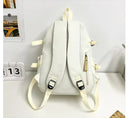 Red Stylish and Simple Backpack for High School and College Students – Trendy Women’s Casual Backpack for Travel and Daily Use