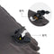 Khaki Automatic Inflatable 3D Outdoor Sponge Pillow - Portable Camping Travel Neck Cushion, Comfortable Air Mattress for Tent, Versatile Nap Pillow