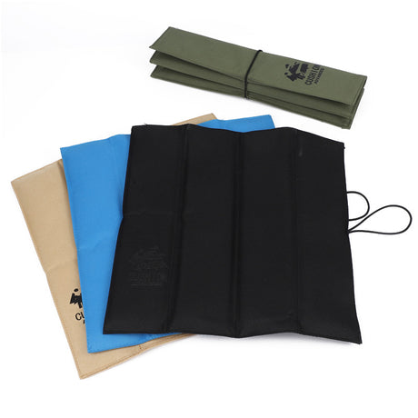 4 PCS Green Portable Waterproof Outdoor Picnic Mat, Moisture-Proof Thermal Seat Pad, Foldable and Lightweight Travel Cushion
