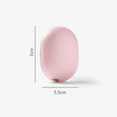 2 Pcs Pink Portable Mini Toothbrush Sanitizer - Compact Travel UV-C Sterilizer for Home and Travel Use