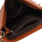 Brown Trendy Rivet Fringe Shoulder Bag - Large Capacity Soft Leather Handbag for Women, Perfect for Travel and Leisure