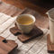 Reddish Brown Natural Black Walnut Wooden Coasters, Heat-Resistant Tea Cup Pads, Puzzle-Shaped Drink Mats, Eco-Friendly Tea Accessories Set