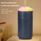 2PCS Blue Portable 350ML LED Desk Humidifier with Non-Wet Design - Silent Cool Mist for Home, Office, and Car