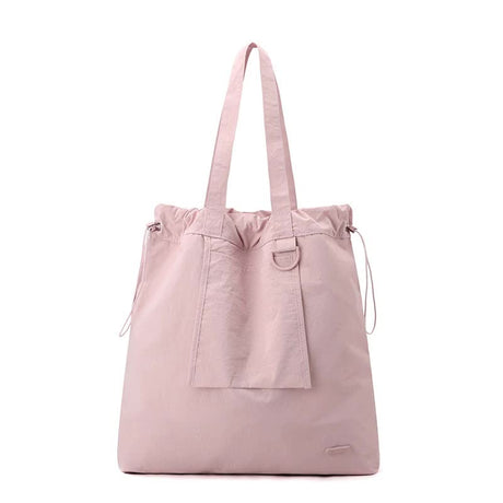 Pink Large Capacity Tote Bag - Lightweight Single Shoulder Bag for Commute, Casual Outings, and Shopping