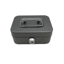 2PCS/Gray Mini Lockable Cash Box with Handle - Secure Money Storage Box