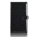 Black Sparkling Document Organizer Wallet - 24x12.8cm, Lightweight and Durable