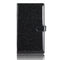 Black Sparkling Document Organizer Wallet - 24x12.8cm, Lightweight and Durable