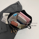 Coffee Brown Elegant Black PU Leather Tote Bag with Cute Bear Keychain - Large Capacity Handbag for Women (38 x 26 x 13 cm)